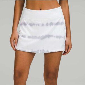 Lululemon Pace Rival Mid-Rise Skirt Transverse Lilac Multi